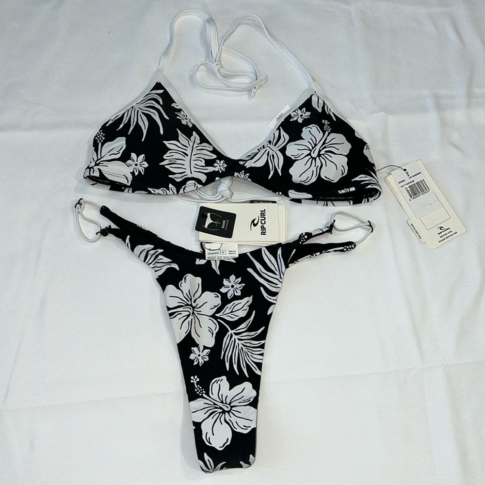 Rip Curl Classic Sur Halter Top & Hi Leg Bare Pant, SMALL